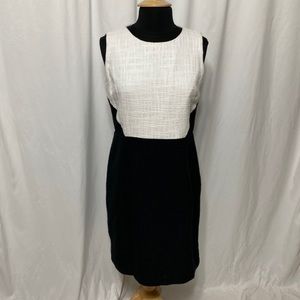 Calvin Klein Women's Textured Sleeveless Colorblock Dress -